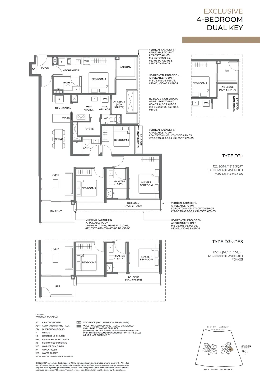 Elta 4 Bedroom floor plan D3k