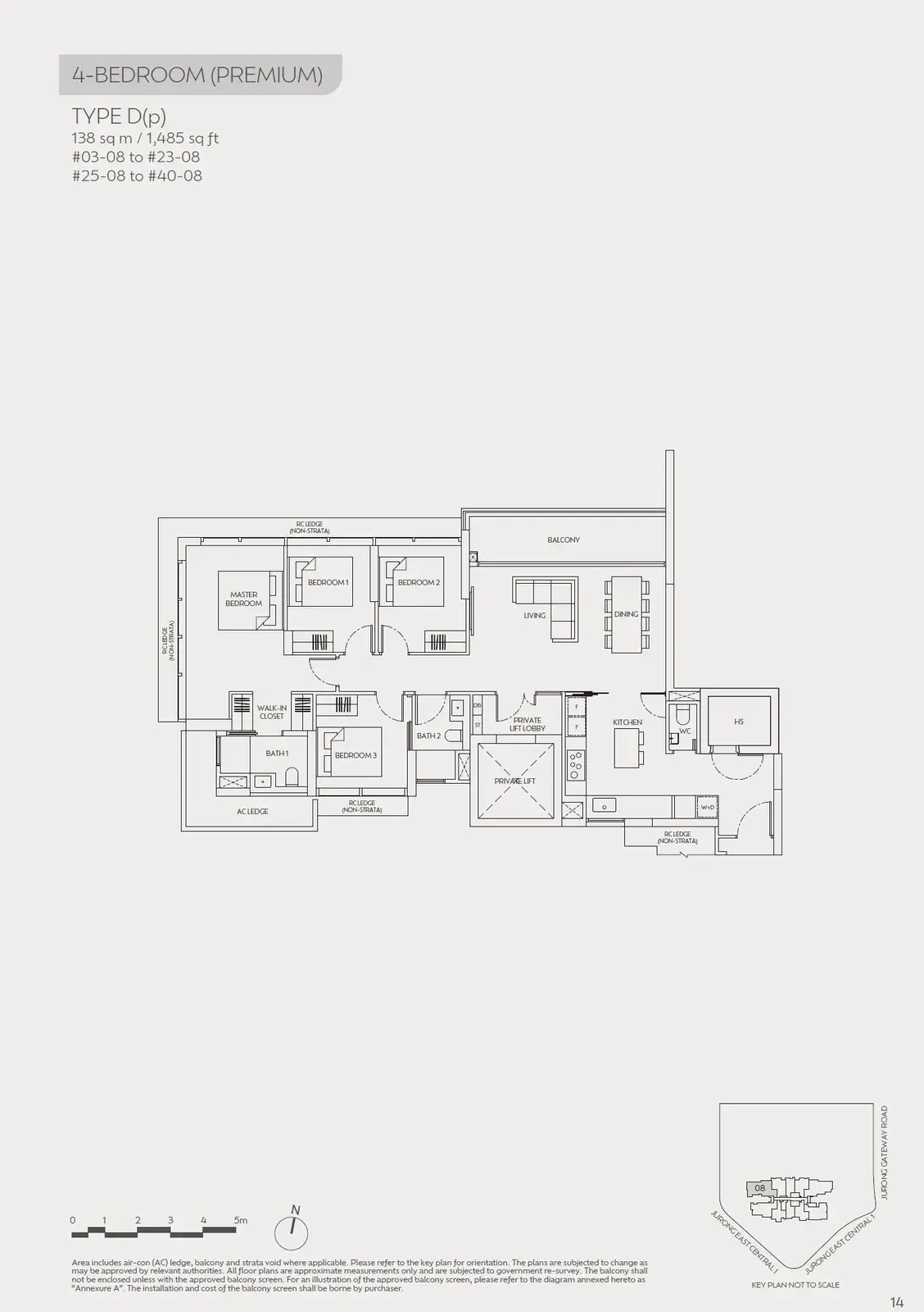 J'den 4 Bedroom floor plan D(p)1