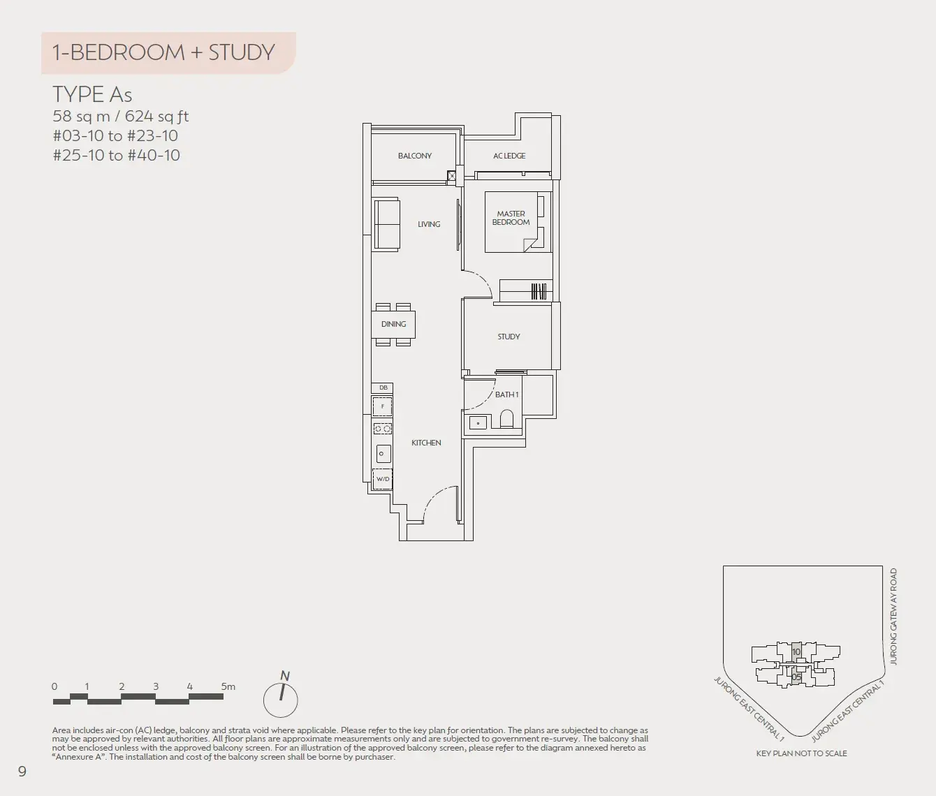 J'den 1 Bedroom floor plan As