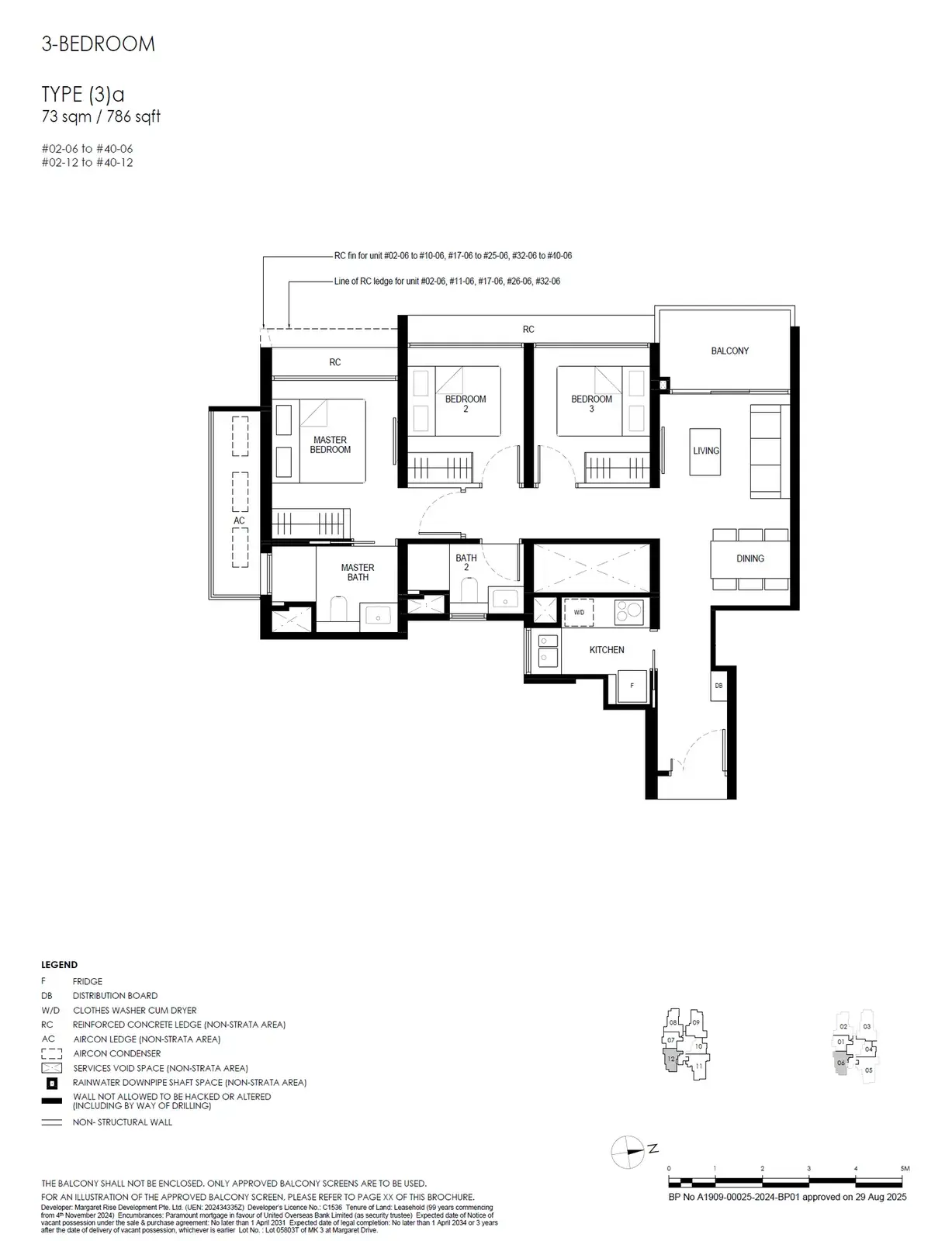 Penrith 3 Bedroom floor plan (3)a