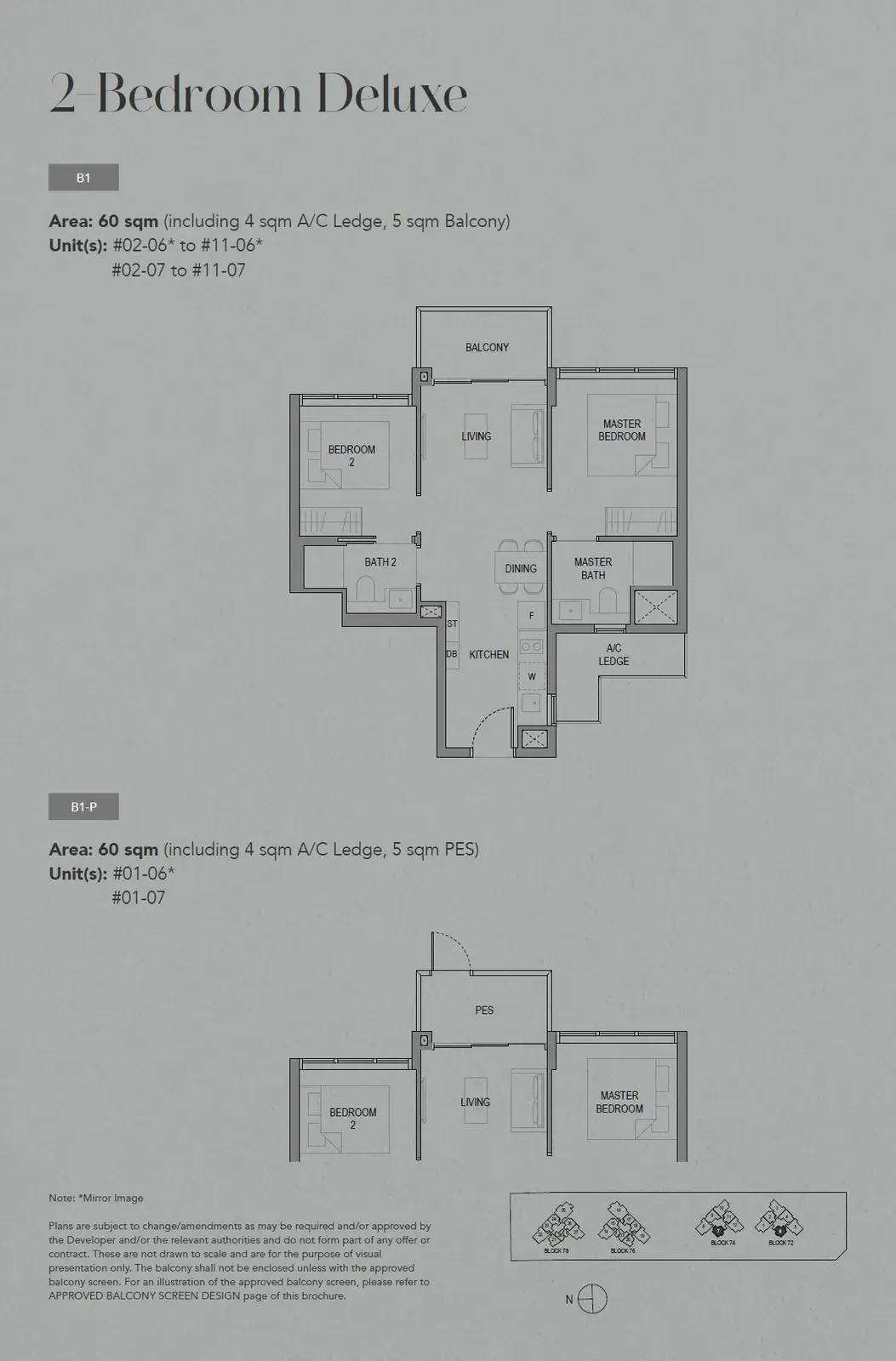Sora 2 Bedroom floor plan B1