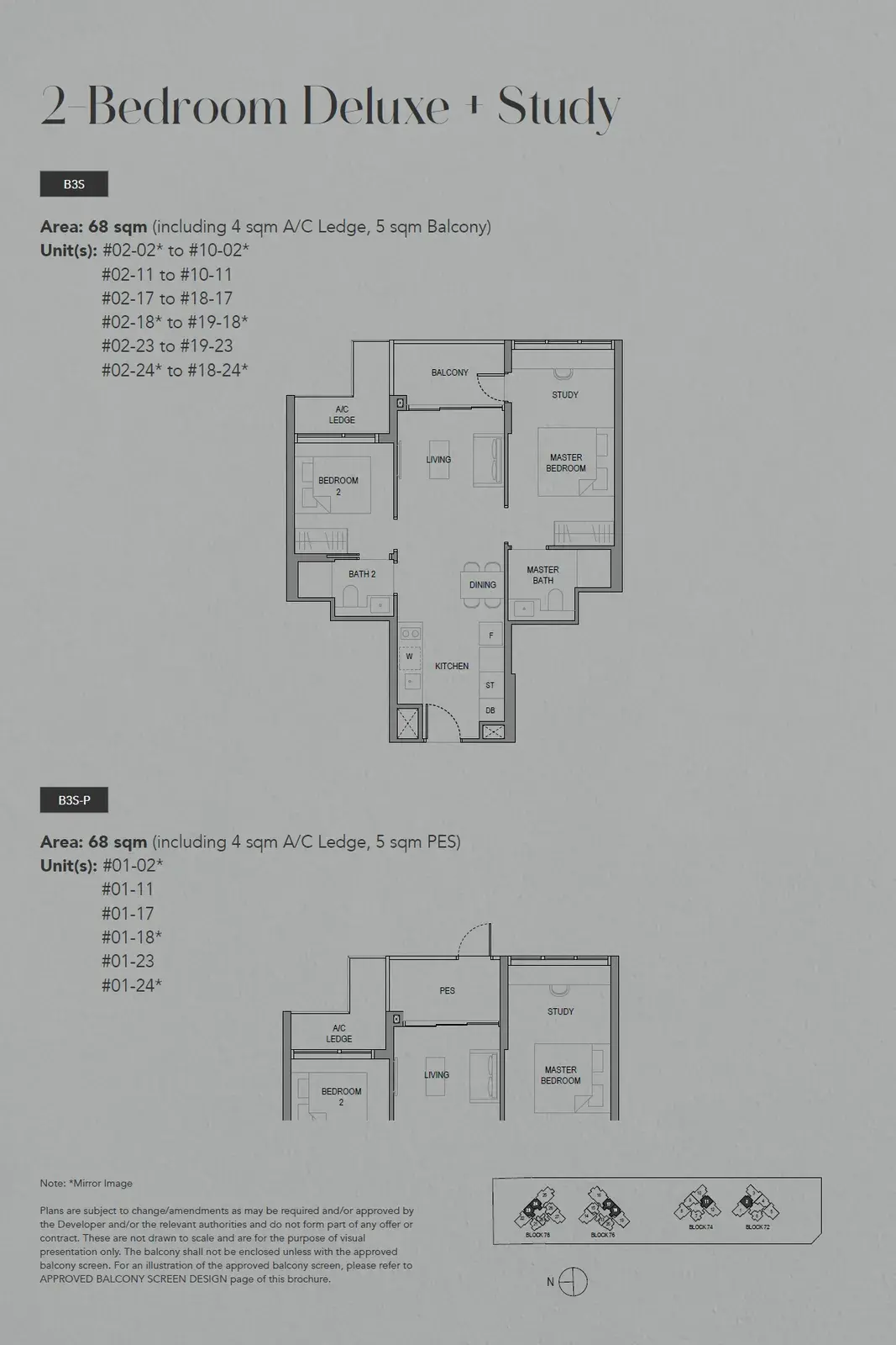 Sora 2 Bedroom floor plan B3S