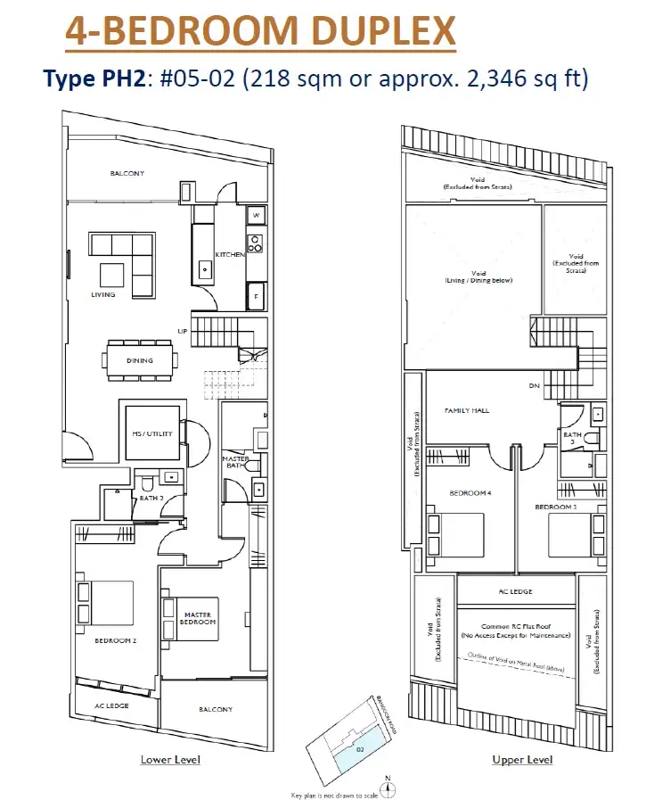 The Ranz 4 Bedroom floor plan PH2